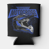 パーソナライズされたダートバイクモトクロスレーシングヘルメット 缶クーラー (正面)