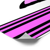 パーソナライズされたチアリーティングラブポスター ポスター (角)