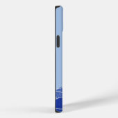 パーソナライズされたチノワセリーシック青ロータスマンダラ Case-Mate iPhoneケース (裏面 / 右)