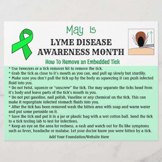 パーソナライズされたティック教育の削除方法 チラシ (正面)