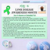 パーソナライズされたティック教育の削除方法 チラシ (シングル)