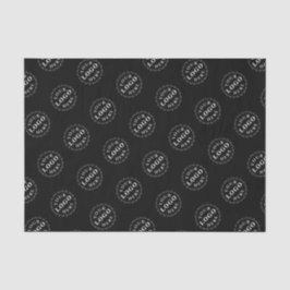 パーソナライズされたティッシュペーパーとロゴパターンプリント 薄葉紙