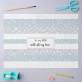 パーソナライズされたティッシュペーパー 薄葉紙 (クラフト)