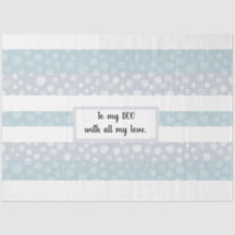 パーソナライズされたティッシュペーパー