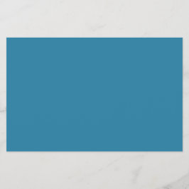 パーソナライズされたティール（緑がかった色）ブルーフライヤーの大事な行事 チラシ