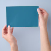 パーソナライズされたティール（緑がかった色）ブルーフライヤーの大事な行事 チラシ (ハンドル)