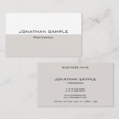 パーソナライズされたテンプレートモダンエレガント 名刺 (正面/裏面)