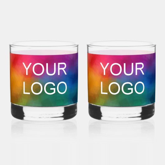 パーソナライズされたテンプレート会社のロ最高のゴ ウイスキーグラス (正面)