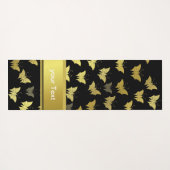 パーソナライズされたテンプレート、蝶、蝶 ヨガマット (裏面(横))