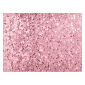 パーソナライズされたテーブルクロスバラ金ゴールドグリッター テーブルクロス (正面(横))