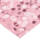 パーソナライズされたテーブルクロスバラ金ゴールドグリッター テーブルクロス (アングル)