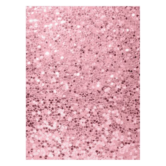 パーソナライズされたテーブルクロスバラ金ゴールドグリッター テーブルクロス (正面)