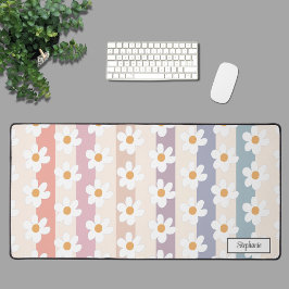 パーソナライズされたデイジー デスクマット