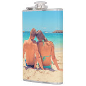 パーソナライズされたデザイン独自のカスタムフォトフラスコ フラスク (左)