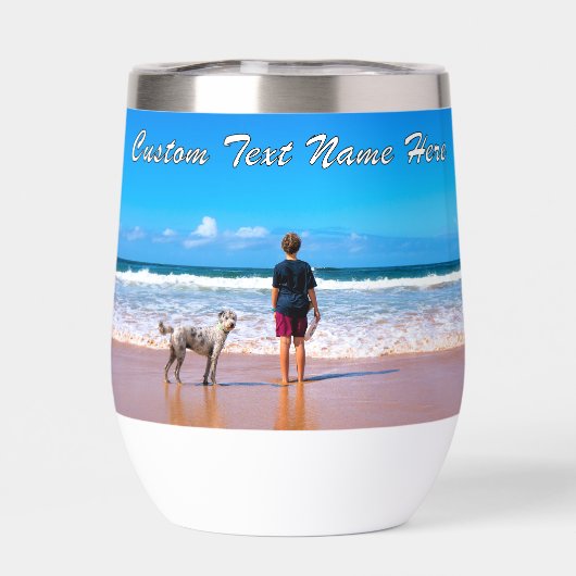 パーソナライズされたデザイン独自のカスタム文字 (背面)