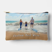 パーソナライズされたデザイン独自のカスタム文字 アクセサリーポーチ (正面)