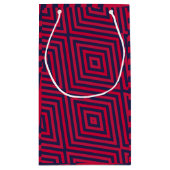 パーソナライズされたデザイン魅力的な小抱き枕 スモールペーパーバッグ (裏面)