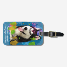 パーソナライズされたデザイン「かわいいハスキー」。