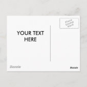 パーソナライズされたデザイン ポストカード (裏面)