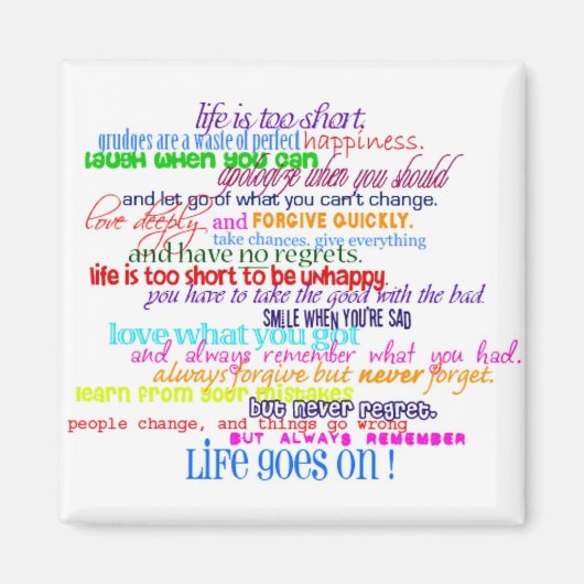 パーソナライズされたデザイン マグネット (正面)