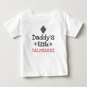 パーソナライズされたデザイン[任意の文字]リトルサルミアッキ ベビーTシャツ