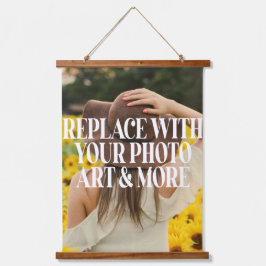 パーソナライズされたデザイン 吊り下げ型タペストリー