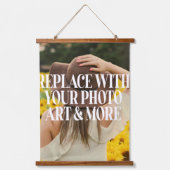 パーソナライズされたデザイン 吊り下げ型タペストリー (正面2)