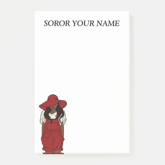 パーソナライズされたデルタソロリティ  ポストイット (正面)