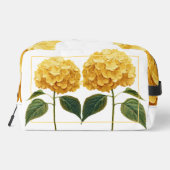 パーソナライズされたトイレタリーバッグ – イエローアジサイ ドップキット (裏面)