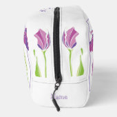 パーソナライズされたトイレタリーバッグ – パープルアイリス ドップキット (右)