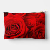 パーソナライズされたトイレタリーバッグ – ホワイトローズ アクセサリーポーチ (裏面)