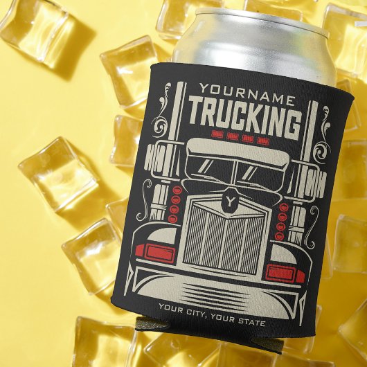 パーソナライズされたトラック運転手 18輪 BIG RIG トラック 缶クーラー