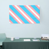 パーソナライズされたトランスジェンダー国旗 横断幕 (トレードショー)