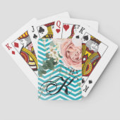 パーソナライズされたトランプ幾何学的バラ山形 トランプ (裏面)