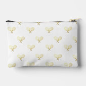 パーソナライズされたトレンディーテニスマムスモール アクセサリーポーチ (裏面)