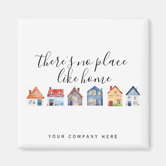 パーソナライズされたトレンディーハウズ実在エテートプロモーション マグネット (正面)