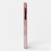 パーソナライズされたトレンディーバラ金ゴールドグリッター Case-Mate iPhoneケース (裏面/左)