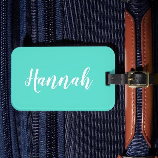 パーソナライズされたトレンディー名前をカスタムするカッコいいおもしろい ラゲッジタグ (正面インサイチュ4)