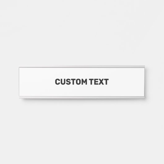 パーソナライズされたドアサインとカスタム文字 サインプレート (正面)