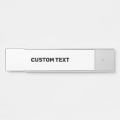 パーソナライズされたドアサインとカスタム文字 サインプレート (正面)