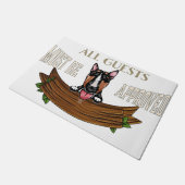 パーソナライズされたドアマット、カスタム犬のオーナーギフト ドアマット (アングル)