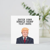 パーソナライズされたドナルド・トランプ カード (スタンド正面)