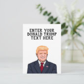 パーソナライズされたドナルド・トランプ カード (スタンド正面)