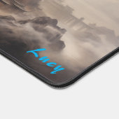 パーソナライズされたドラゴン中国のオーバーシティデスクマット デスクマット (コーナー)