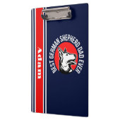 パーソナライズされたド最高のイツの羊飼いパパ クリップボード (左)