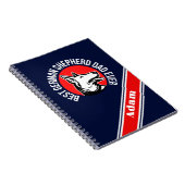 パーソナライズされたド最高のイツの羊飼いパパ ノートブック (右側)