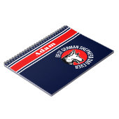 パーソナライズされたド最高のイツの羊飼いパパ ノートブック (左側)