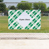 パーソナライズされたナイジェリア国旗タイル 横断幕 (インサイチュ)