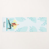 パーソナライズされたナマステデザイン-カスタムフィットネス& ヨガマット (正面(横))