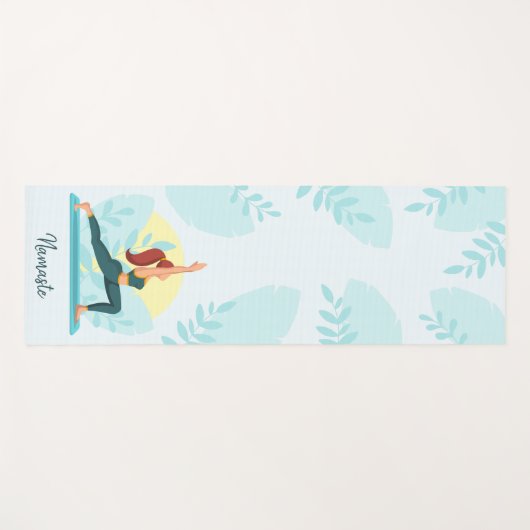 パーソナライズされたナマステデザイン-カスタムフィットネス& ヨガマット (正面(横))